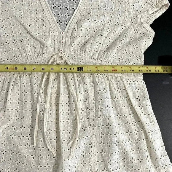 Vintage Johnny Was Y2K Lace Babydoll 90s Empire Waist Size XL - Picture 7 of 10